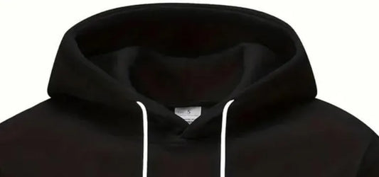 Polyester Fleece Plain Hoodie