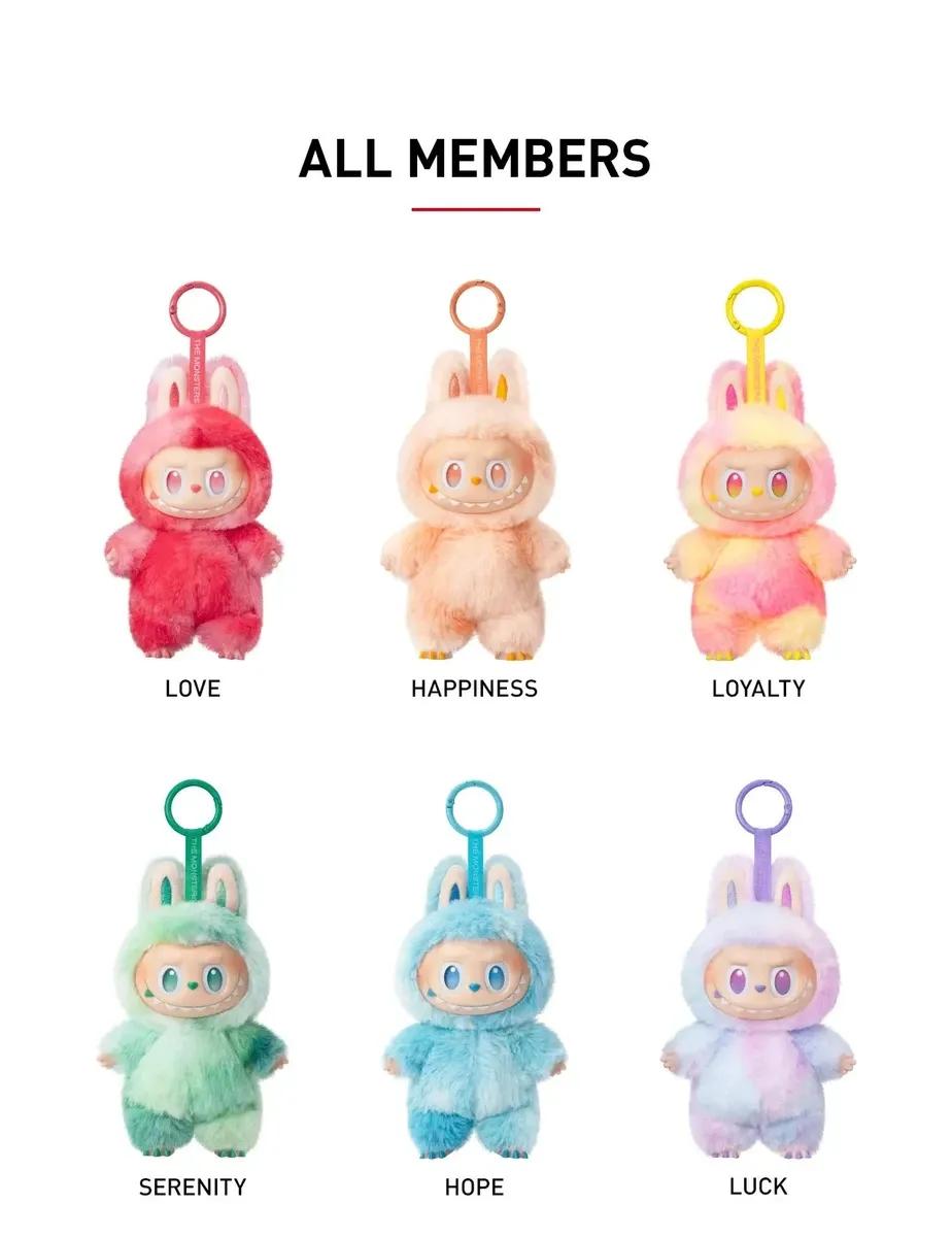 Labubu Doll Plush Toy & Keychain