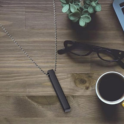 Pack Of 2 Boys Bar Necklace Materials Stainless Steel - Pack of 2