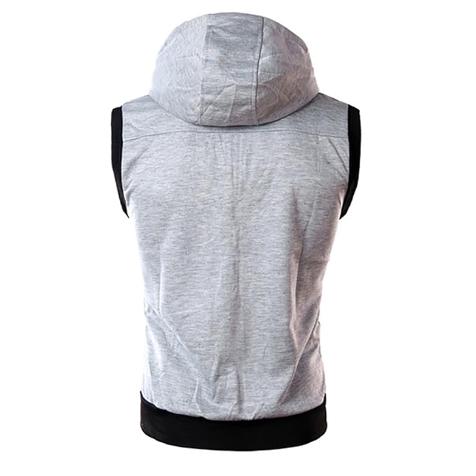 Pack of 2  Zipper Sleeveless Hoodies | 2 Pieces | New Jet Collection Upper - L