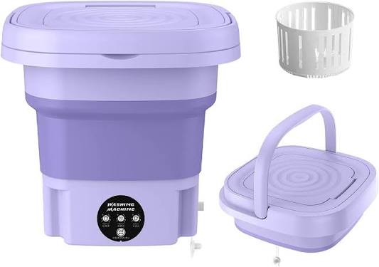 Foldable Portable Mini Washing Machine for Travel & Baby Clothes