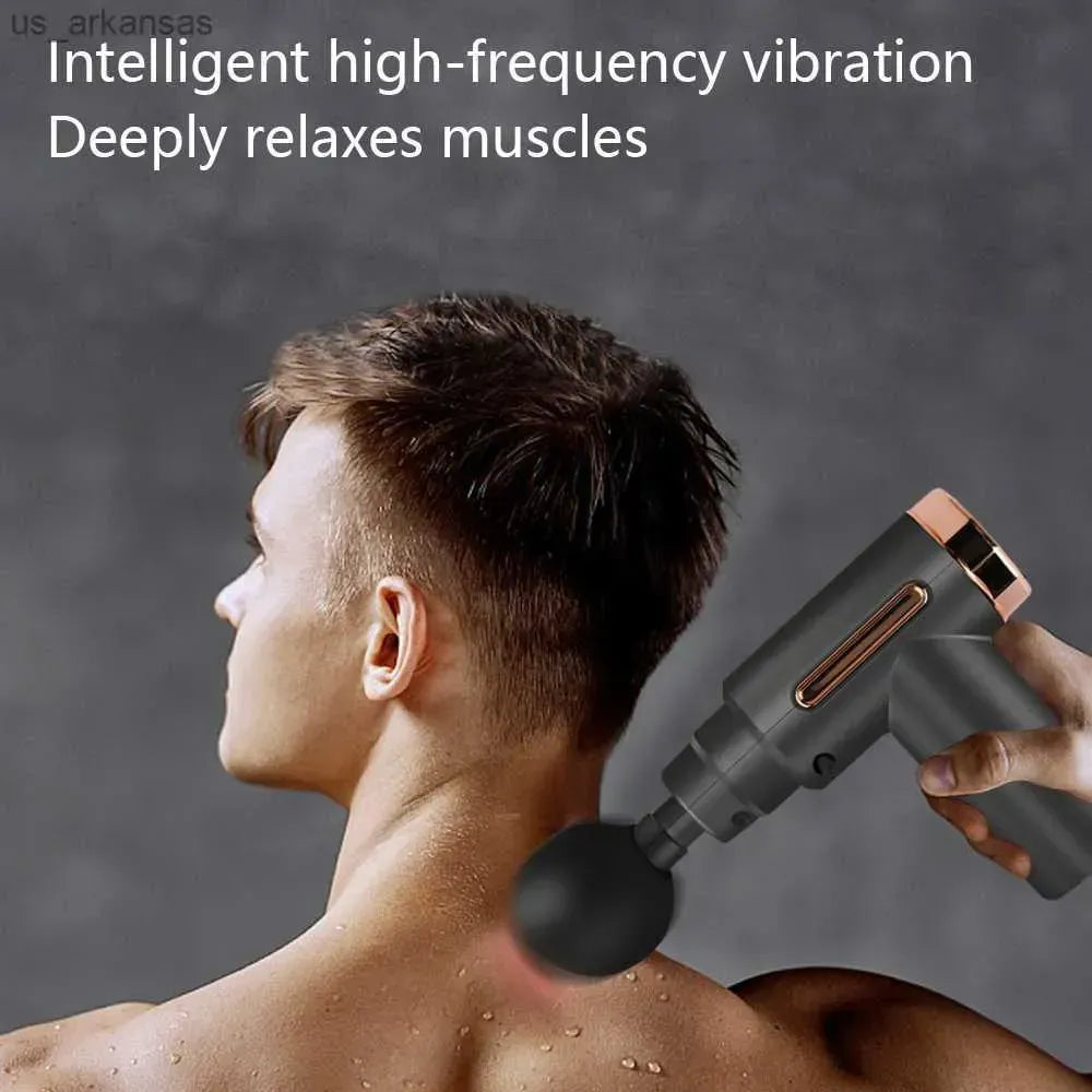 4-in-1 Massager | Deep Tissue Percussion Device with 4 Attachments | Handheld Electric Body Therapy for Pain Relief, Relaxation & Muscle Recovery