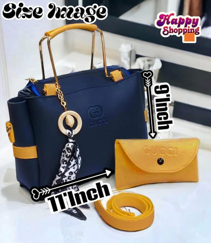 Women's Rexine Hand Bag Set - 2 Pcs - Stylish & Functional
*Product Description*: Elevate your style with our Women's Rexine Hand Bag Set, featuring 2 chic pieces. Crafted from durable rexine, this plain pattern collection is perfect for e