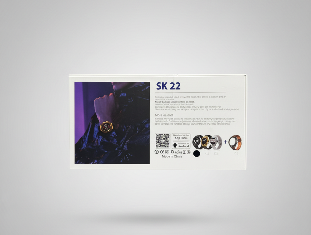 SK 22 SK 22 Smartwatch With 2 Watch Body And 2 Stripes AMOLED Display | Smart Watch For Men & Boys | Digital Watches | Smart Watch