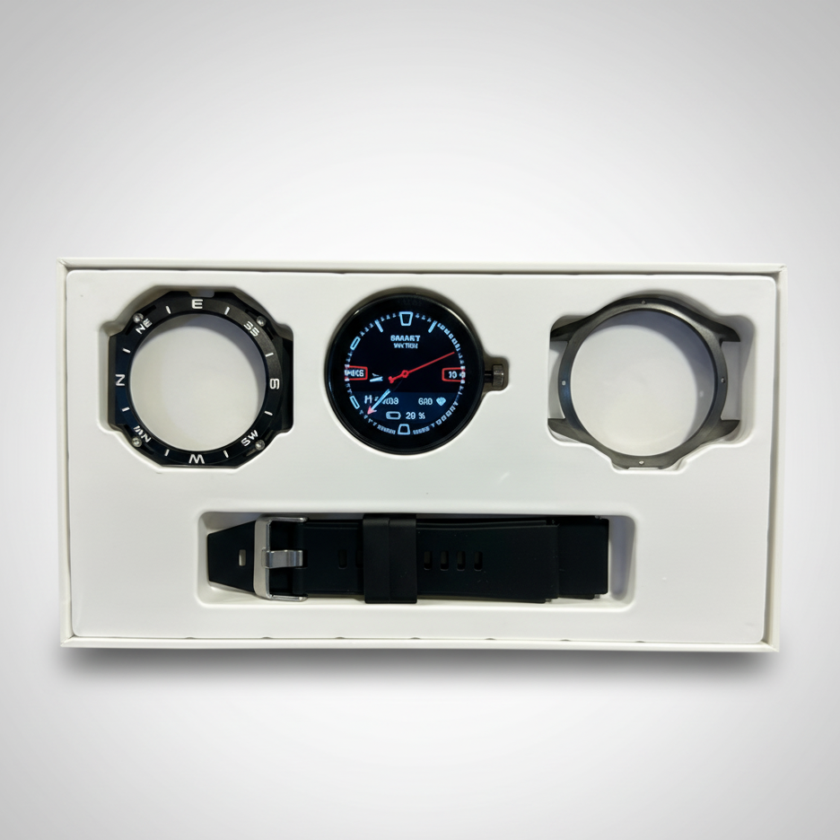 SK 22 SK 22 Smartwatch With 2 Watch Body And 2 Stripes AMOLED Display | Smart Watch For Men & Boys | Digital Watches | Smart Watch