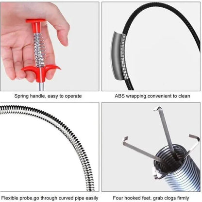 Stainless Steel Drain Cleaning Tool (1 Pc)