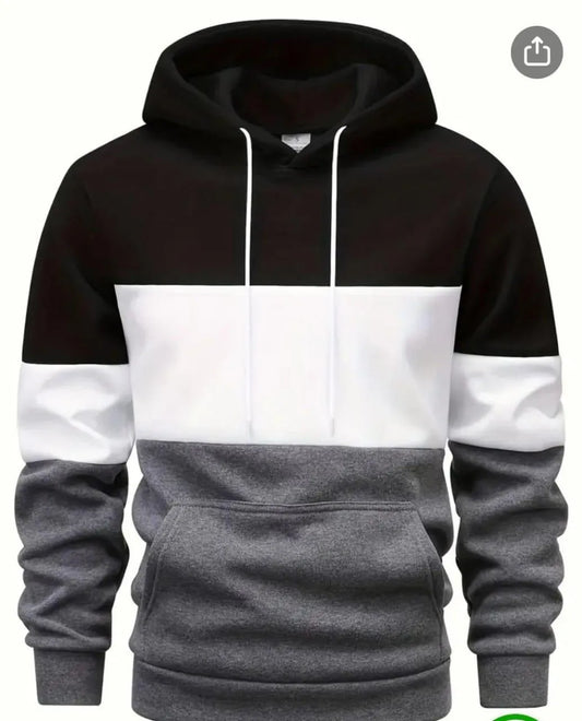 Polyester Fleece Plain Hoodie