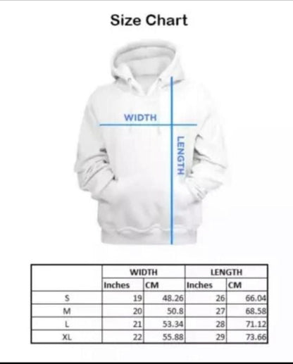 Women's Stitched Fleece Printed Pullover Hoodie