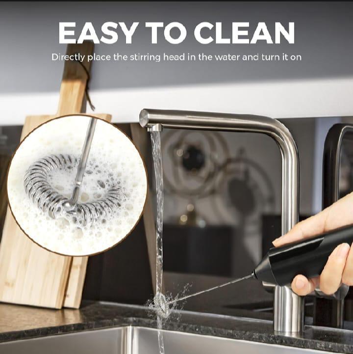 Portable & Rechargeable Electric Milk Frother - Perfect for Creamy Beverages