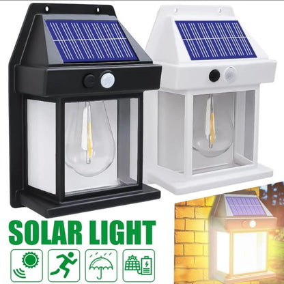 Solar Motion Sensor Outdoor Wall Light