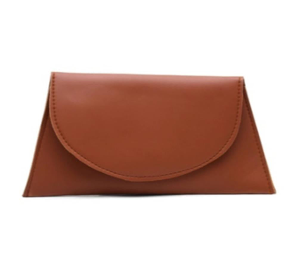 Women's PU Leather Plain Tote Handbag